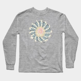 Lophophora Williamsii With Flowers Long Sleeve T-Shirt